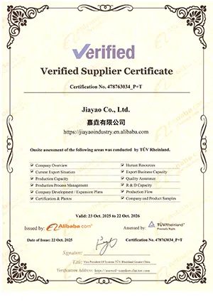 Certificado de proveedor verificado