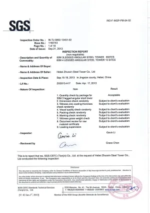 Certificación SGS
