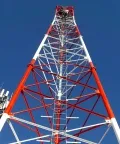 Torre de comunicación tubular de acero de 3 patas