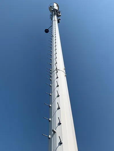 Torre de comunicación monopolo / monopolar