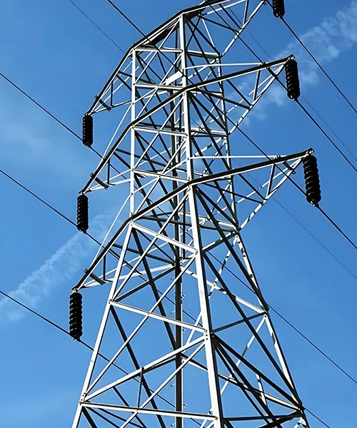 Torre de transmisión de energía de acero angular